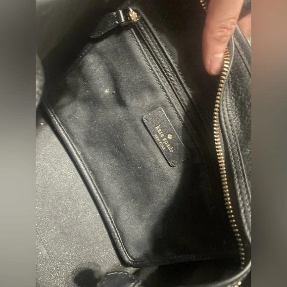 Kate Spade Ella Tote, Pebbled Black Leather - Picture 13 of 16